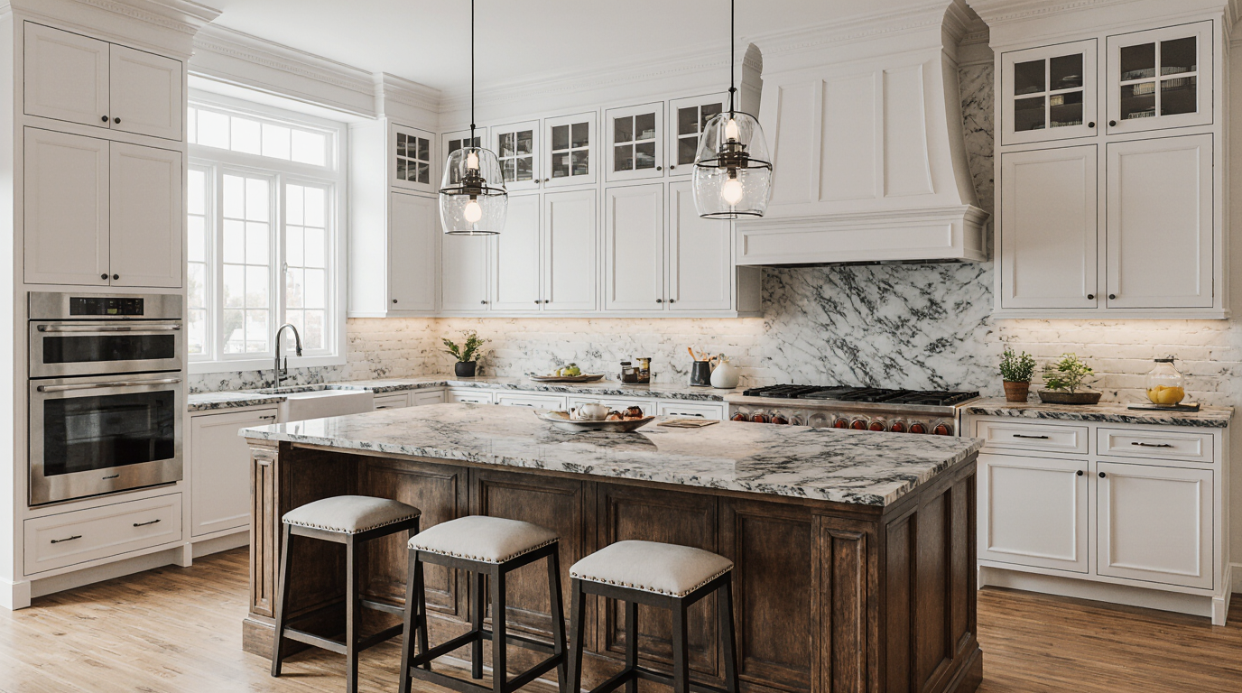 Transitional Style Kitchen