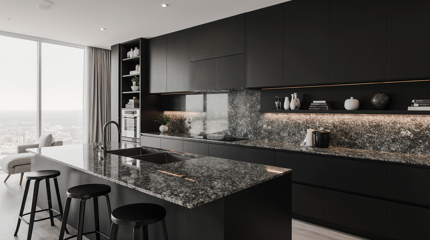 Dark Kitchen Cabinets Modern