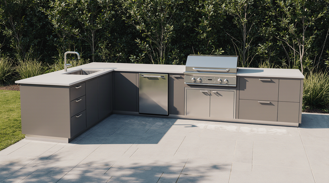 Choosing the right modern outdoor kitchen cabinets in Sarasota isn't about aesthetics alone; it's a battle against material degradation fro…