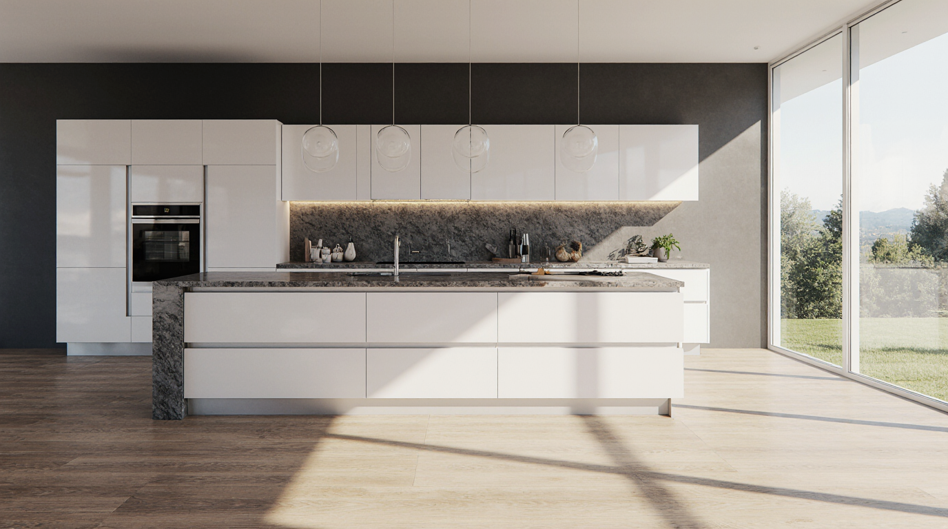 Modern Frameless Kitchen Cabinets