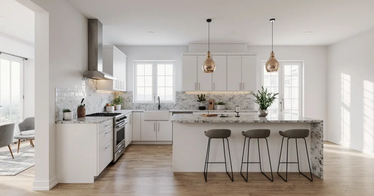 An L-shaped kitchen layout is often chosen for its efficiency, but in Sarasota, its true value lies in how it opens a home to the lanai and…